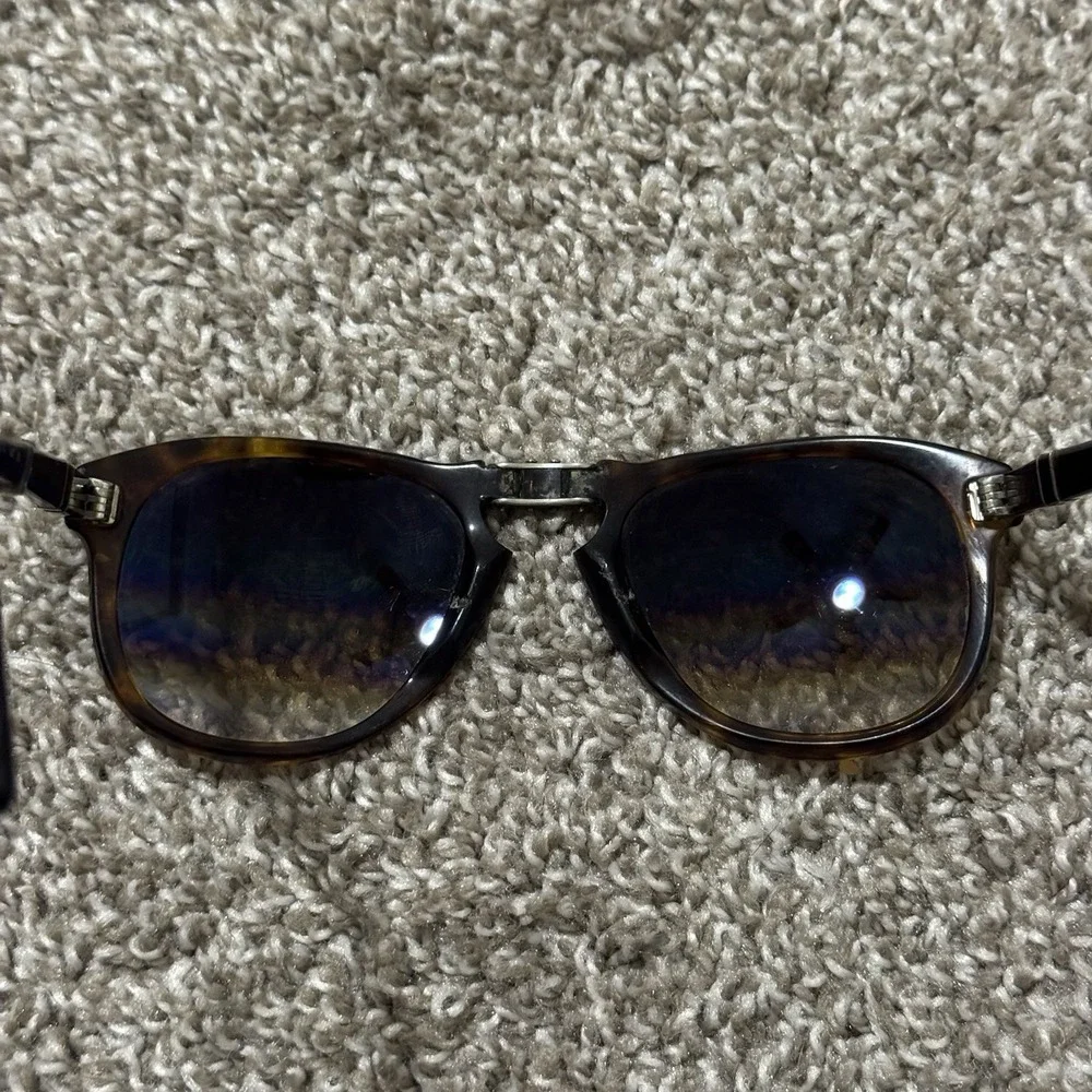 Persol 714 24/51 Original Pilot Havana Folding Sunglasses Steve McQueen